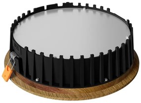 APLED - LED Lámpa RONDO WOODLINE LED/12W/230V 4000K átm. 20 cm tölgy tömör fa