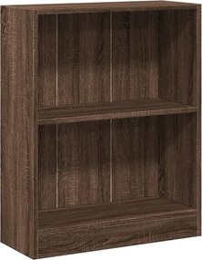 vidaXL barna tölgyszínű szerelt fa könyvespolc 60 x 24 x 76 cm