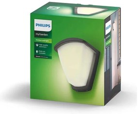 Philips 17383/93/PN - Kültéri fali lámpa  KISKADEE 1xE27/42W/230V IP44