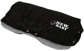 Kézmelegítő babakocsira Classic Fleece black/light grey