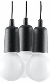 Csillár zsinóron DIEGO 3xE27/60W/230V