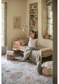 Világoszöld-krémszínű gyerek babzsákfotel Mr. Snail – Lorena Canals