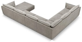 Világosszürke sarokkanapé (bal oldali) Vanda – Mazzini Sofas