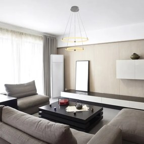 Rabalux 72009 - IRELIA LED 55W 230V állítható függeszték távirányítóval