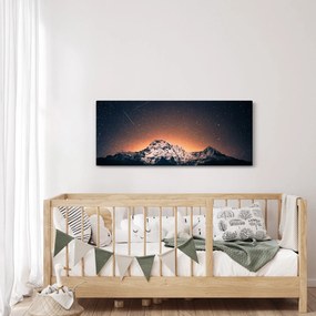 A csillagos ég, a hegyekkel képe (120x50 cm)