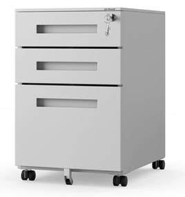 ATE fém irodai tároló 390 x 600 x 500 mm, szürke