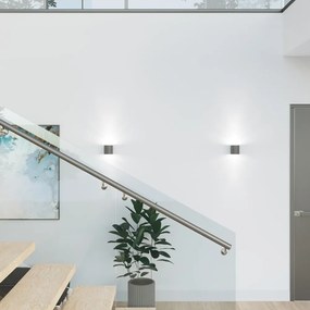 Sötétszürke spotlámpa ø 10 cm Roda – Sollux