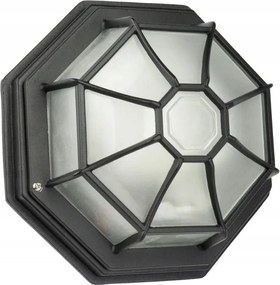 Kültéri mennyezeti fali lámpa fekete retro 26.5 cm IP44 Su-ma