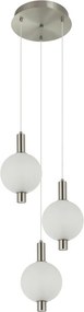 Italux modern függeszték lenti fehér fekete arany itxpnd-83631-3-sc-wh