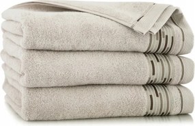 Pamut fürdőlepedő bézs 70x140 cm 450g/m2 Roger