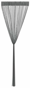 2 db antracit zsinórfüggöny 100 x 250 cm
