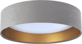 LED mennyezeti lámpatest GALAXY LED/24W/230V szürke/arany