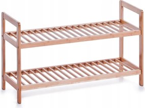 Bambusz cipőtartó 2 polccal 70x26x40cm