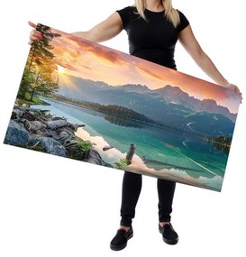 Wallplex konyhahátfal Napsütötte Táj (Méret: 60x240)