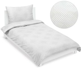Bellatex Satin ágynemű Linie fehér , 140 x 220 cm,70 x 90 cm, 70 x 220 cm, 140 x 220 cm, 70 x 90 cm