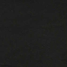 vidaXL fekete bársony rugós ágy matrac nélkül 180x210 cm