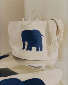 Elefántcsont színű textil játéktároló kosár ø 45x30 cm Tandani – Kave Home