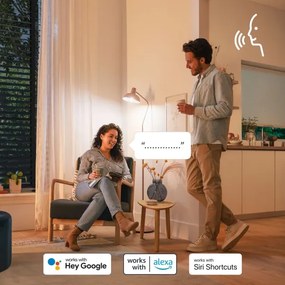 2 db-os Philips SMART RGB LED izzó szett, dimmelhető C37 E14/4,9W/230V 2200-6500K