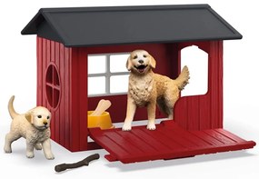 Schleich 42722 Kutyaház arany retrieverrel