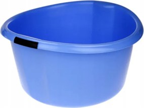 Kerek műanyag tál fogantyúval 25L Ø46cm Kék univerzális mosás