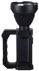 Napelemes lámpa háromlábú állvánnyal - TY-841T - fekete