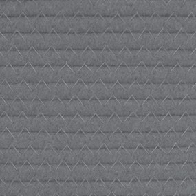 szürke-fehér pamut szennyeskosár Ø60 x 36 cm