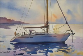 Flizelin tapéta falra Prémium nyugati vitorlás 152x104