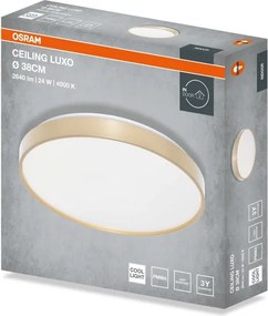 Osram - CEILING LUXO LED mennyezeti lámpatest, 24 W, 230 V, Ø 38 cm, arany