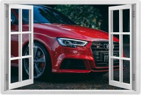 Poszter 60x40 Piros Audi S3 Alufelni