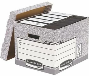 Archiválókonténer, karton, standard, BANKERS BOX&amp;reg; SYSTEM by FELLOWES&amp;reg; (IFW00810)