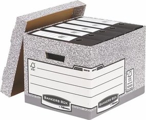 Archiválókonténer, karton, standard, BANKERS BOX® SYSTEM by FELLOWES® (IFW00810)