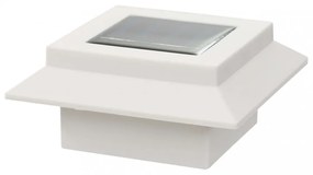 12 db fehér négyzet alakú kültéri napelemes LED lámpa 12 cm