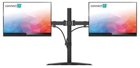 CONNECT IT CMF-3204-BK - Univerzális tartó 2 monitorhoz 13-32” fekete