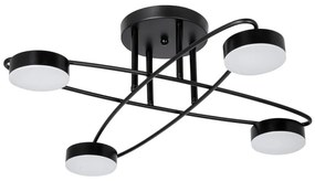 Venti LED csillár 4xLED/7W/230V fekete VE0523