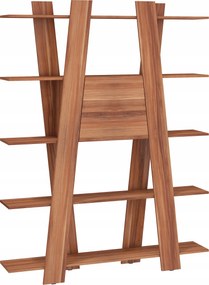 Álló könyvespolc Via 08 létra 150 cm 2D szilva