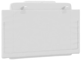 fehér műbőr fejtámla párna Viana 80 cm