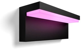 Philips Hue Nyro kültéri fekete LED fali lámpa, White and Color Ambiance, 13,5W, 1000lm, RGBW 2000-6500K, IP44, 1745630P7