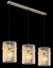 Globo 15698-3HB - GORLEY csillár kábelen 3xE27/60W/230V