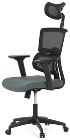 Szürke hálós irodai szék hintamechanikával. KA-B1025 GREY