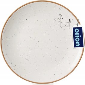 Desszert Tányér kicsi sütemény desszert kerámia bézs krémszínű 20 cm