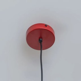 ETNA II kábeles függőlámpa 1xE27/15W/230V, átm. 25 cm, piros