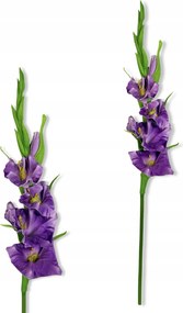 Kard Lila Habszivacs ág 55 cm Művirágok Élő Habszivacs