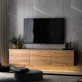 TV szekrény Neon Illuminated - Atlantic Pine