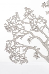 Loyd design rusztikus ezüst életfa fém falra szerelhető faldekoráció 45x59x2,5cm