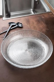 30 cm üveg salátástál