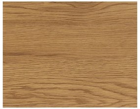 Fekete-natúr színű könyvespolc tölgyfa dekorral 114x185 cm Seaford – Actona