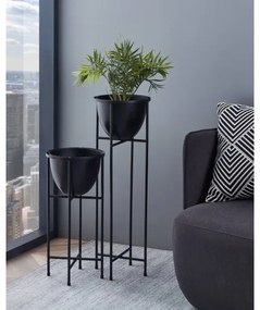 Eglo 428035 - Fém virágcserép SHIKABE 73x23,5 cm fekete