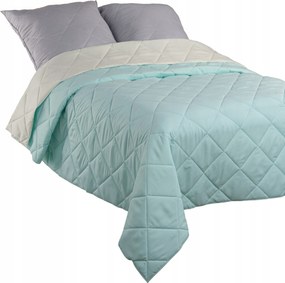 Ágytakaró 220x260 Steppelt Kétoldalas Kapa pléd Pisztácia ekrü