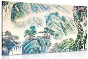 Kép kínai olajfestmény