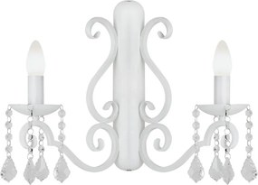 ARGON 7183 DIADEMA Kristály Fali Lámpa Fehér E14 IP20
